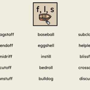 Orton-Gillingham Virtual Phonics Lesson: Multisyllabic f, l, s Words